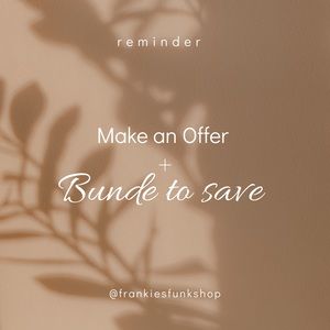 Make an Offer + Bundle to Save